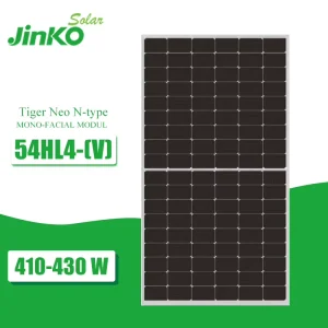 Jinko Tiger Neo N type 430W PV Module 410W 420W 425W Monocrystalline N Type Solar Panels