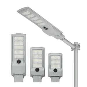 KCD Integrated Commercial 6000 Lumen 100w 200w 300w 500w Heavy Duty Lithium Battery Solar Street Light Outdoor Solar Street Lamp