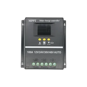LCD Screen MPPT PWM Solar Charge Controller with Dual USB Output 60A 80A 100A 12V 24V 36V 48V for Lead Acid & Lithium Batteries