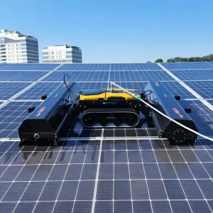 LD X6 PRO Remote Controlled Solar Panel Cleaning Robot Dry Cleaning System