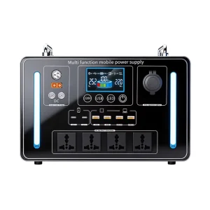 LECOOVO H2000S 2000W Portable Solar Generator Solar Panel Pure Sine Wave LiFePO4 Battery Station MPPT Controller House Outdoors