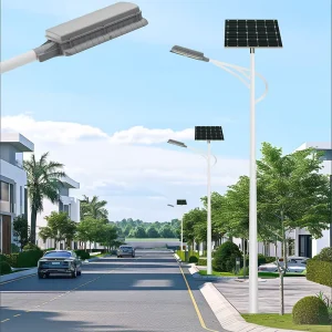 LED Road Solar Street Light 100W 200W IP65 Waterproof Aluminum with Remote Control CE Certified