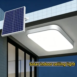 LED Solar Ceiling Light for Home Indoor/Outdoor Use Living Room & Patio Lighting