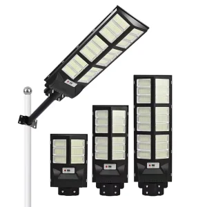 LED Solar Street Light with Smart Control, Radar Induction, IP65 Waterproof for Outdoor Household Lighting