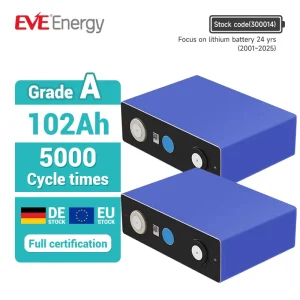 LF100LA 3.2V 100Ah LiFePO4 Battery 48V 100Ah LiFePO4 Battery for Solar Energy Storage Systems