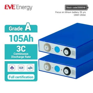LF105 LiFePO4 105Ah 100Ah Original Equipment Manufacturers EU Stock 100Ah 105Ah 200Ah 300Ah Battery Pack