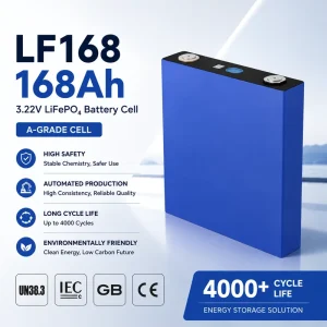LF168 3.2V 168Ah LiFePO4 Battery Cell High Capacity Prismatic Cell for ESS EV Solar Storage