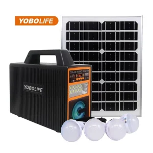 LM 9020 Portable Solar Camping System 12V 80Wh LiFePO4 Battery Solar Panel for DC Fan & TV Home Lighting Outdoor Use