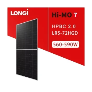 LR5-72HGD Longi Pv Module Bifacial with Dual Glass Himo 7 Solar Panel 585W 560W 565W 570W 575W 580W 590W