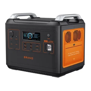 Large Capacity 2048Wh Portable Station 2000W AC Output Solar Panel Charging LiFePO4 Battery UPS Function Car Pure