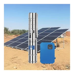 Large Flow Solar Water Pump Deep Well Borehole Pump System