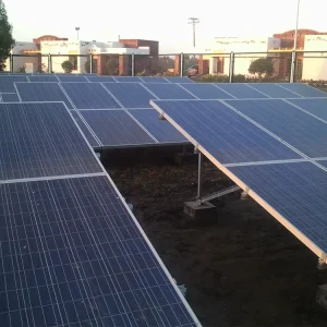 Large Scale Commercial Solar Panel Power Plant Mount Aluminum Ground Mounting Bracket Racking Structure System