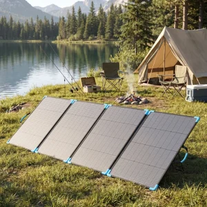 Latest 25% Efficiency Monocrystalline Portable Bifacial Solar Power Bank for Outdoor Energy Storage