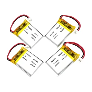 Li Polymer Batteries 3.7V 803048 Pouch Cell with 500 Cycles for Rechargeable Outdoor Solar Light