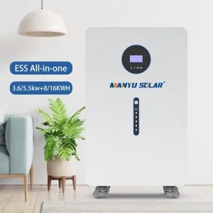 LiFePO4 10kWh 51.2V Stackable All In One Solar Power Combo Inverter Battery System for Residential MPPT WiFi