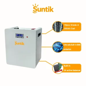 LiFePO4 7.68kWh Battery Storage