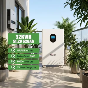 LiFePO4 Battery 51.2V 314Ah 16kWh Home Solar Storage Lithium Battery Compact Design Power Pack