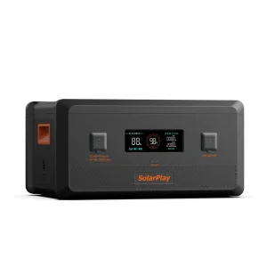 LiFePO4 Solar Generator 2400W Portable Pure Sine Wave Flashlight Home Storage Battery Outdoor Car 2160Wh