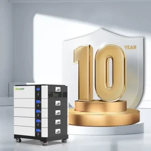 LiFePO4 Solar Home Energy Storage System with Inverter, 40kWh, 12kW, 51.2V 200Ah, 10kWh Stack Battery