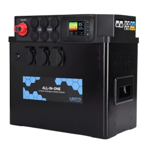 Licitti Solar System LiFePO4 Battery Portable Generator Outdoor Power Station 3000W Car Compatible Jump Starter External Battery