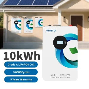 Lifepo4 51.2V 200AH Solar Battery Power Wall Mounted Battery 5kwh 10kwh Lithium Ion Battery