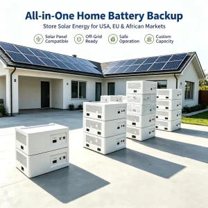 Lifepo4 Lithium Ion Batteries 51.2V 48V 5Kwh 10Kwh 15Kwh 100Ah 200Ah 280Ah Solar Home Energy Storage Battery for House