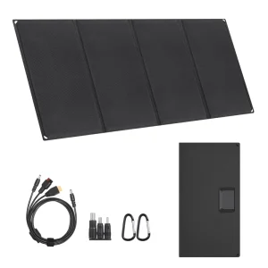 Light Weight 60W HPBC Cell ETFE Integrated Lamination Portable Foldable Solar Panel Charger USB QC24W Type-C 45W DC 18V