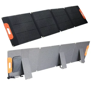 Lightweight 220W Mono Foldable Solar Panels High Efficiency Portable Solar Panel for Power Stations Battery