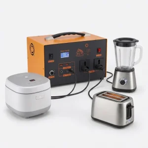 Lightweight 300W 360Wh Silent Electricity Generator with MPPT for Portable Solar Panel Charging Supply