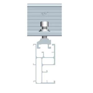 Lightweight Anodized Aluminum Round Post for Photovoltaic PV Ground Mounting Systems