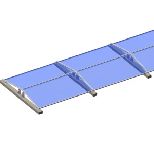Lightweight One-Person Install Zinc Aluminum Magnesium Alloy Hot-Dip Galvanized Residential Flat Solar Mounting System