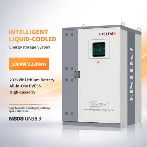 Liquid-Cooled All-in-One LiFePO4 Solar Hybrid BESS 100kW+ 232/364kWh, Supports Parallel Operation up to 1MWh