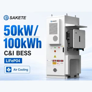 Lithium Battery Storage 50kW 100kWh Microgrid BESS LiFePO4 Battery Cabinet with EMS BMS CE Certified