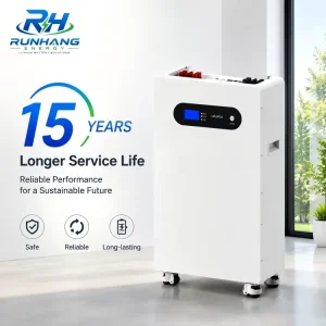 Long Life 16kWh 51.2V 314Ah LiFePO4 Battery 6000 Cycles Solar Energy Storage System Compatible With Hybrid Inverters