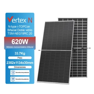 Long Lifespan Vertex N NEG19RC PV Module 590-620W N-Type A-Grade Bifacial TOPCon Easy Installation Solar Panel