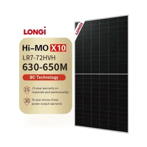 Longi High Efficiency Hi-Mo X10 Solar Panels 650W 655W 660W 665W 670W Mono Solar Panel