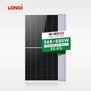 Longi LONGi Hi MO X6 Explorer LR5 72HTH 565 585M Half Cell T Technology Himo Hi Mo 6 LONGi Solar Panel 565W 570W 575W 580W 585W