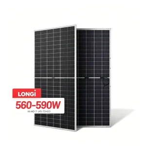 Longi LR5-72HGD 560-590M High-Performance Bifacial Himo 7 560W 570W 580W 590W Monocrystalline Solar Panel