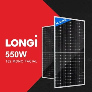 Longi Lr5 72hph Solar Panel 540W 550W 560W for Residential Rooftops Home Use Solar Panels