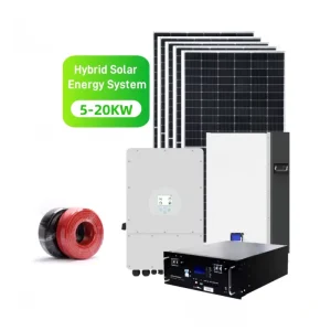 Low Cost Full Set 5Kw 10Kw 20Kw Solar Power System with Storage Battery
