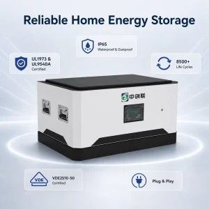 Low Voltage 48V LiFePO4 Rack Battery 100Ah 5KWH Stackable IP65 for Off Grid Solar
