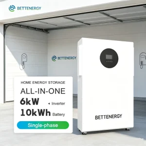Low Voltage All in One Home ESS 6kW Hybrid Inverter 10kWh LiFePO4 Battery IP54 CAN Off grid Solar System