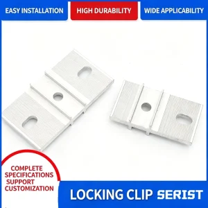 M type Sink Middle Support Plate Photovoltaic Bracket Assembly Clampsolar Panel Aluminum Alloy Anodized