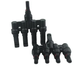 MCX 光伏直流太阳能电缆连接器 1000V T5 MC 连接器 太阳能 EN50618 光伏连接器 IP67 防水连接器