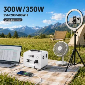 MEIYULIN ST300 300W 350W Solar Panel Generator 1000W Peak LiFePO4 Portable Station Pure Sine Wave MPPT Controller Free Logo