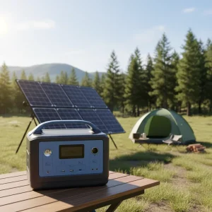 MK-60 800W LiFePO4 Portable Power Station Pure Sine Wave Solar Generator 220V Emergency Backup Power Bank for Home Camping