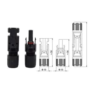 MOREDAY IP67 Waterproof Solar Cable Connector Male Female 2Pairs 1PCS CE CB TUV Approved Solar Panel Accessory