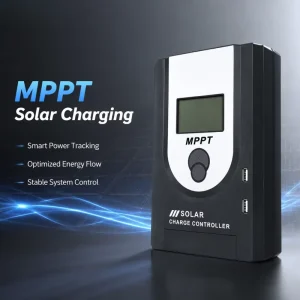 MPJ2024 12V24V Solar Controller Optional Bluetooth MPPT LCD Lithium Lead Acid Battery Solar System Charge Regulator