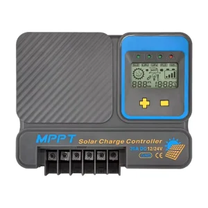 MPPT 20A 30A 40A Solar Charge Controllers 12/24V Auto Max PV Input 100V