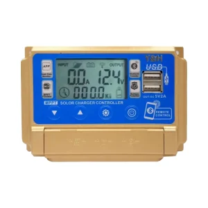 MPPT 30 12V 24V Solar Charge Controller LCD Display Dual USB Ports Adjustable Charge Voltage Wind Turbine